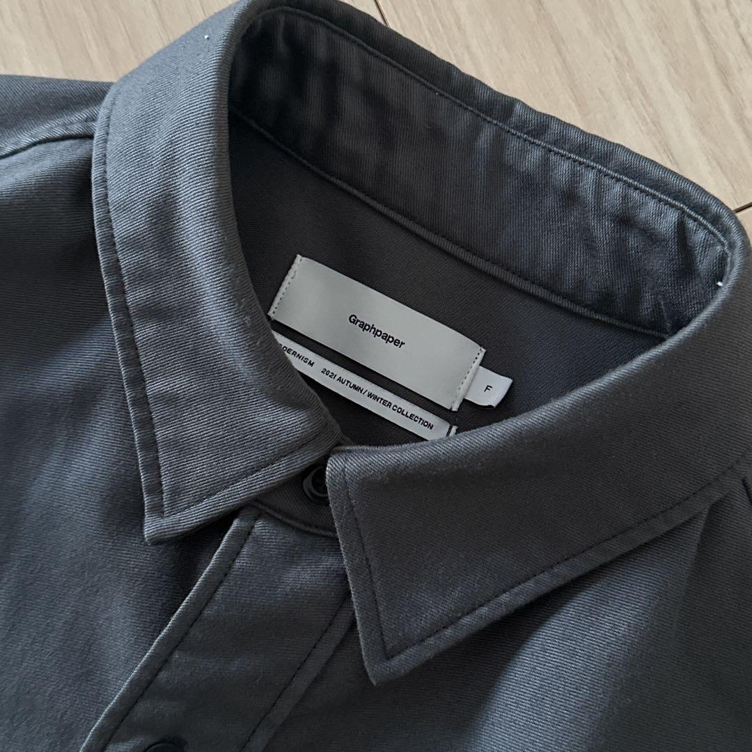 Graphpaper 21AW モールスキンシャツ F チャコールグレー - メルカリ