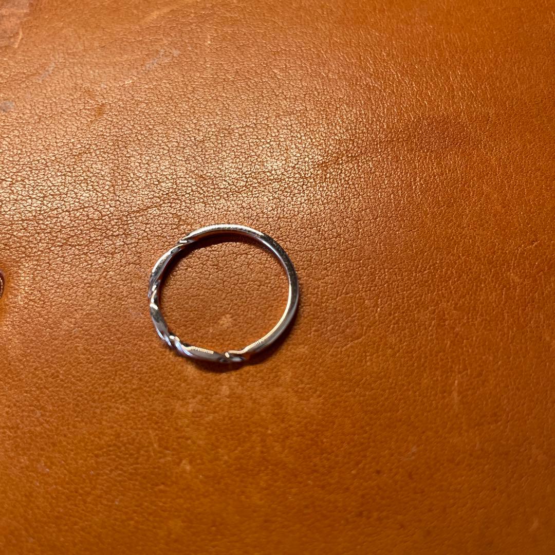 ete リング 10号 サイズ直し済み シンプル ツイストデザイン - メルカリ