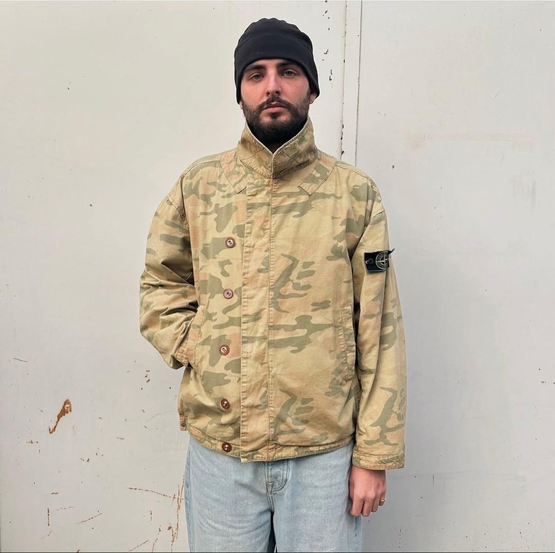 激レア！2022SS SUPREME STONE ISLAND“ICE JKT” - メルカリ