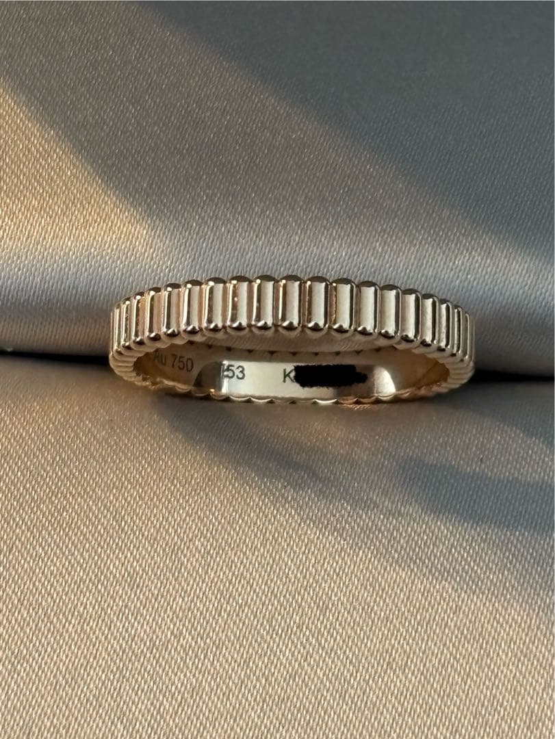 極美品】ブシュロン キャトル グログラン リング PG #53 保証書•箱