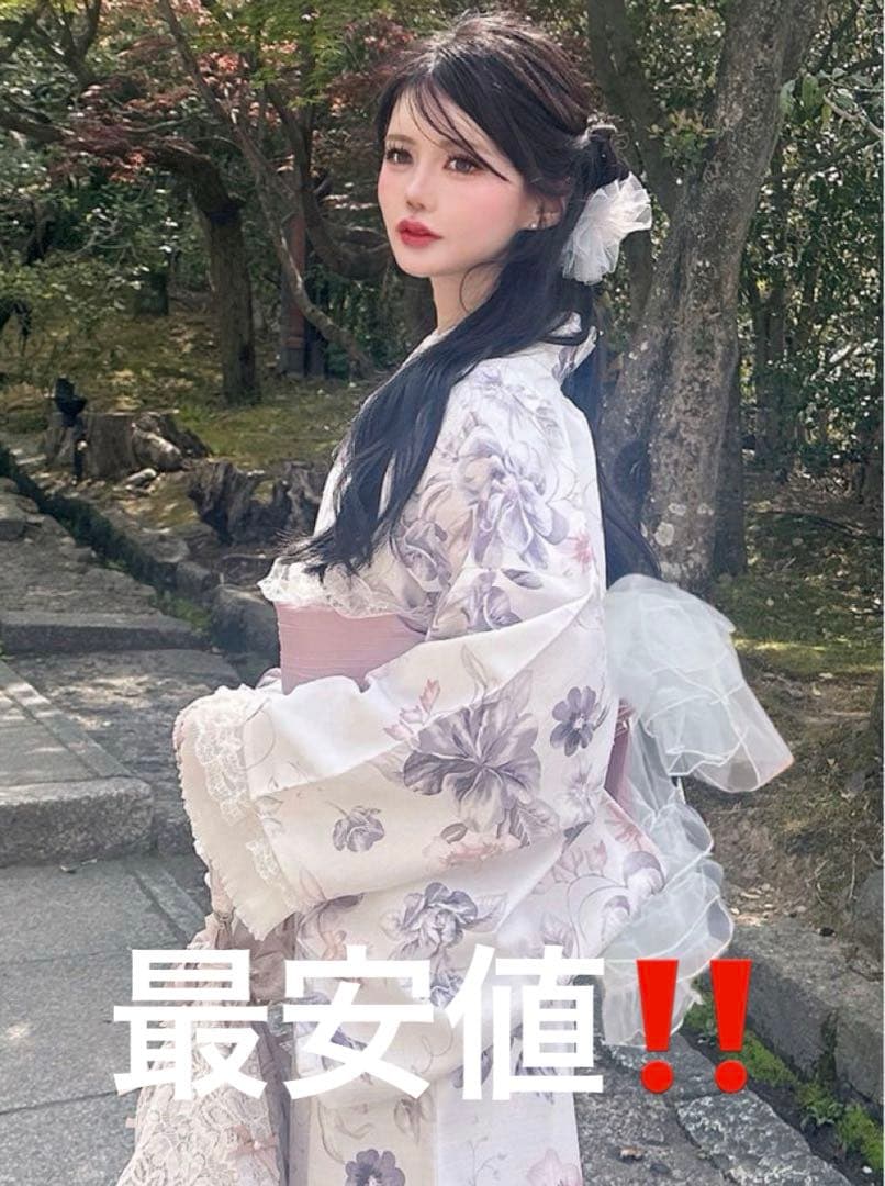 新品 3点セット2Way花柄セパレート浴衣[gi1604] レギュラー GRL - メルカリ