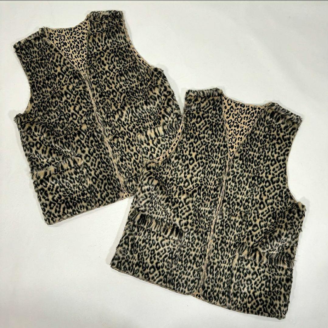 US 三軒茶屋 Leopard Vest ヒョウ柄 ベスト - メルカリ