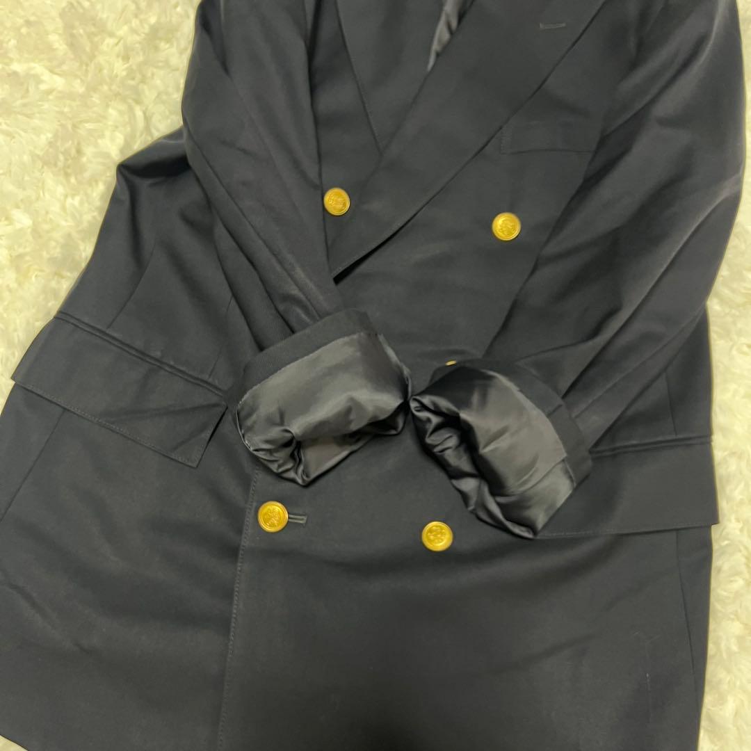 美品 J.PRESS 紺ブレ ニューイングランドモデル ダブル 金ボタン L