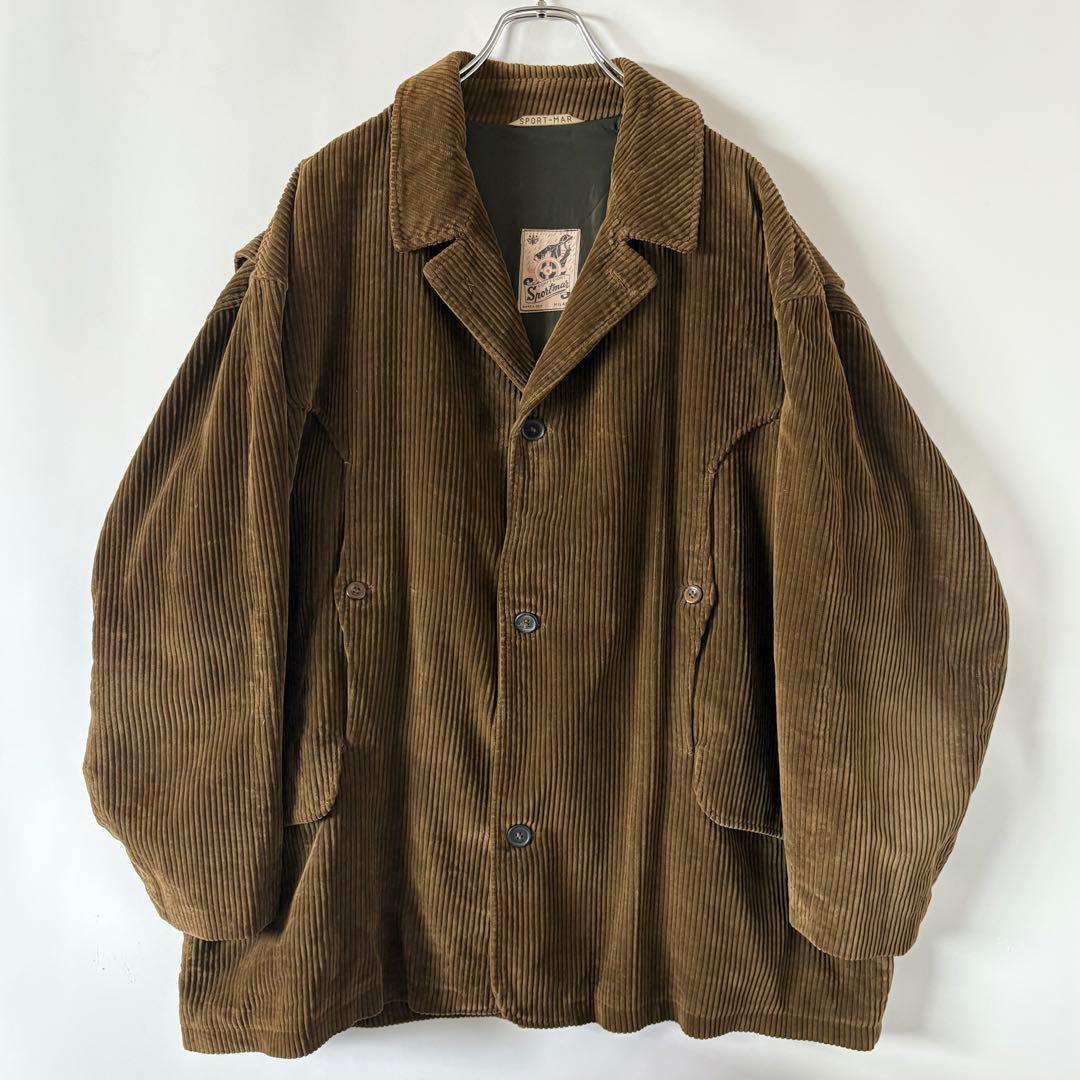 60s ヴィンテージ イタリア製 ハンティング コーデュロイ ジャケット