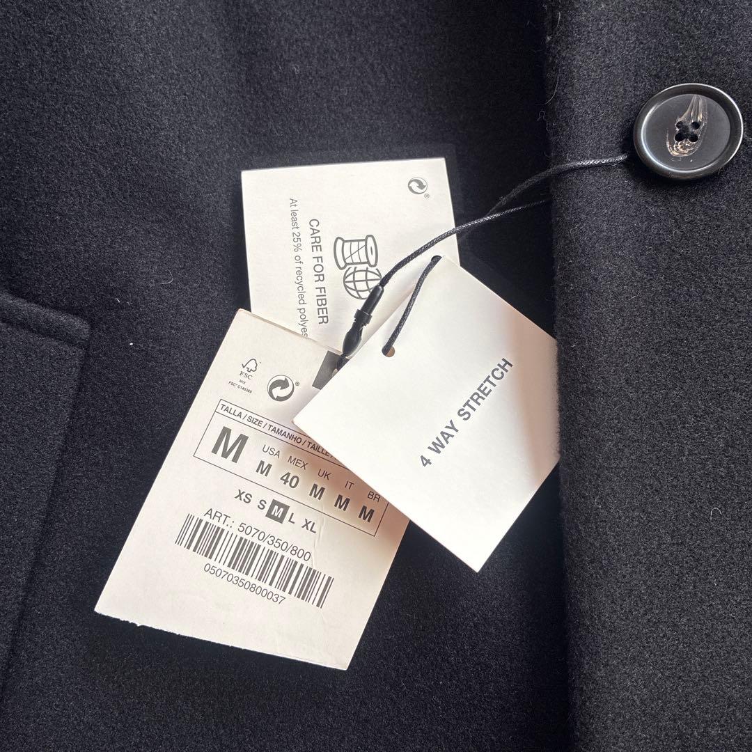 ZALA 】ウールレギュラーフィットコート Mサイズ - メルカリ