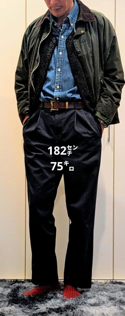 激レア】当時物Barbour トランスポート、 セージ42（現行40くらい