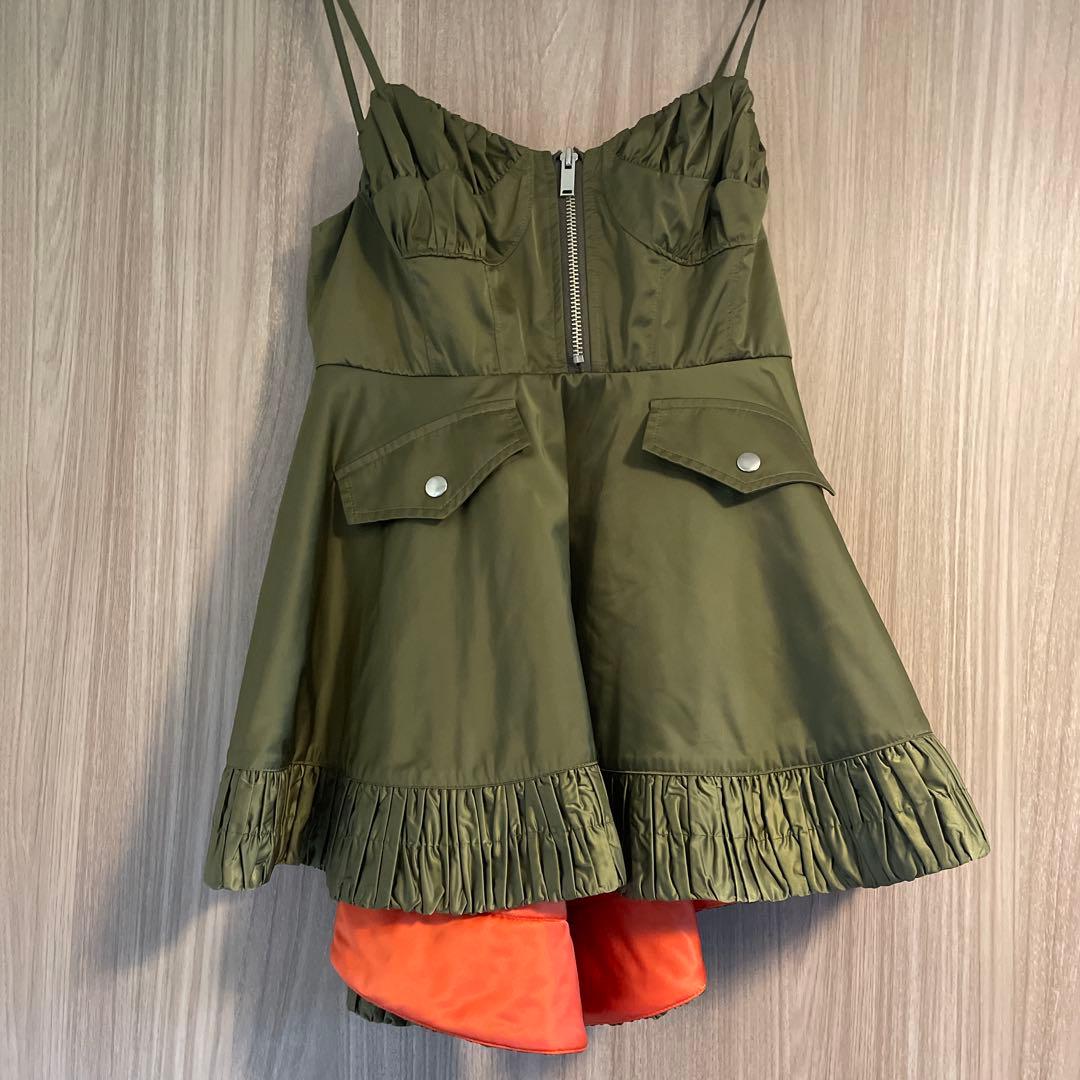 poppy あさぎーにょ military flare tunic