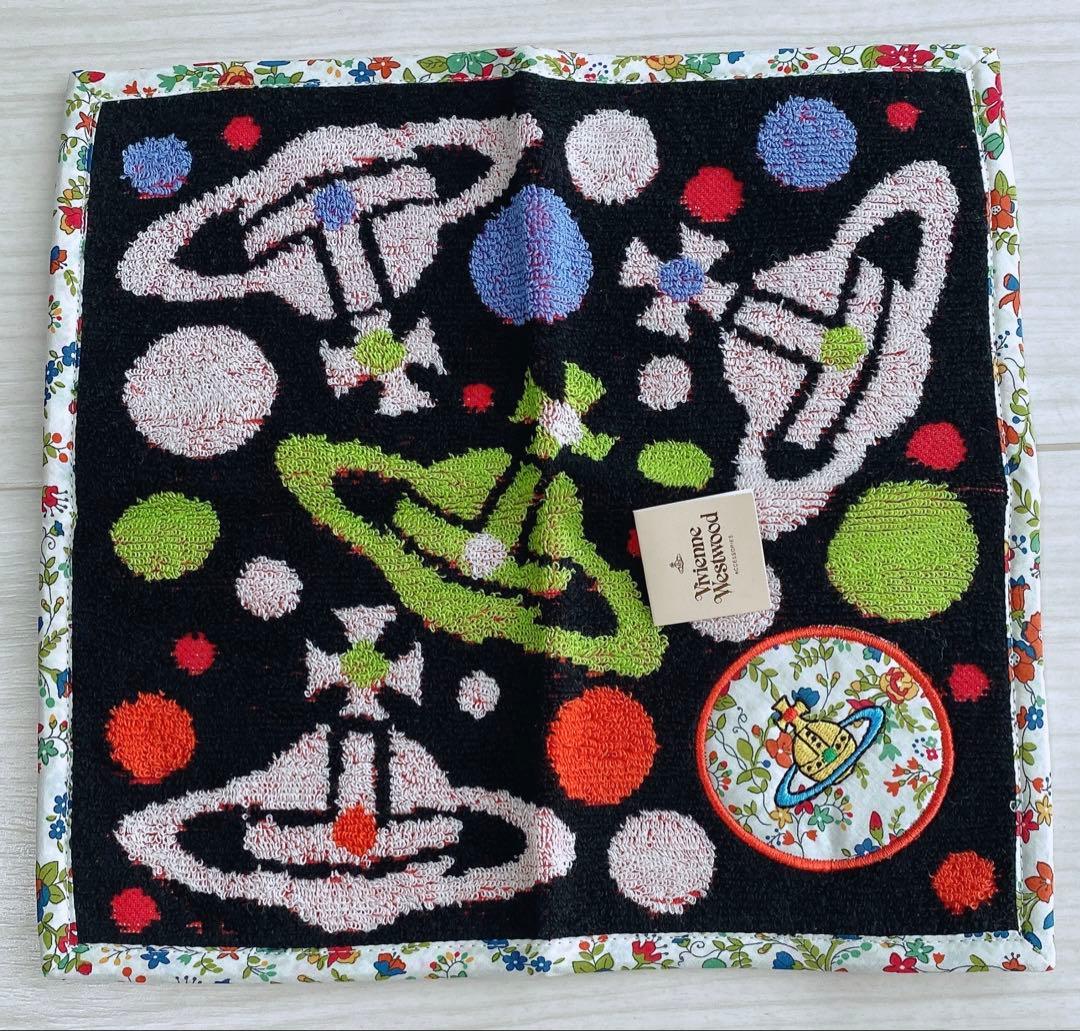 新品 未使用 ヴィヴィアンウェストウッド タオル ハンカチ オーブ