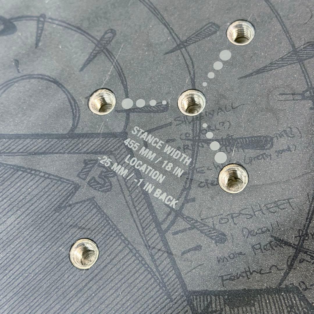 BURTON CUSTOM 148 B1306 グラフィック スノーボード 良好