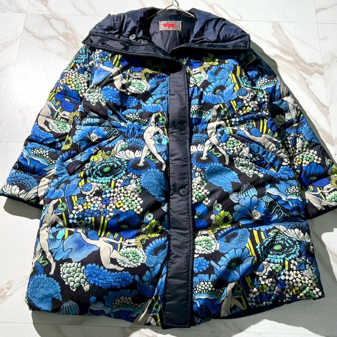 OLLEBOREBLA アルベロベロ リバーシブル ダウン コート ぶたさん 花