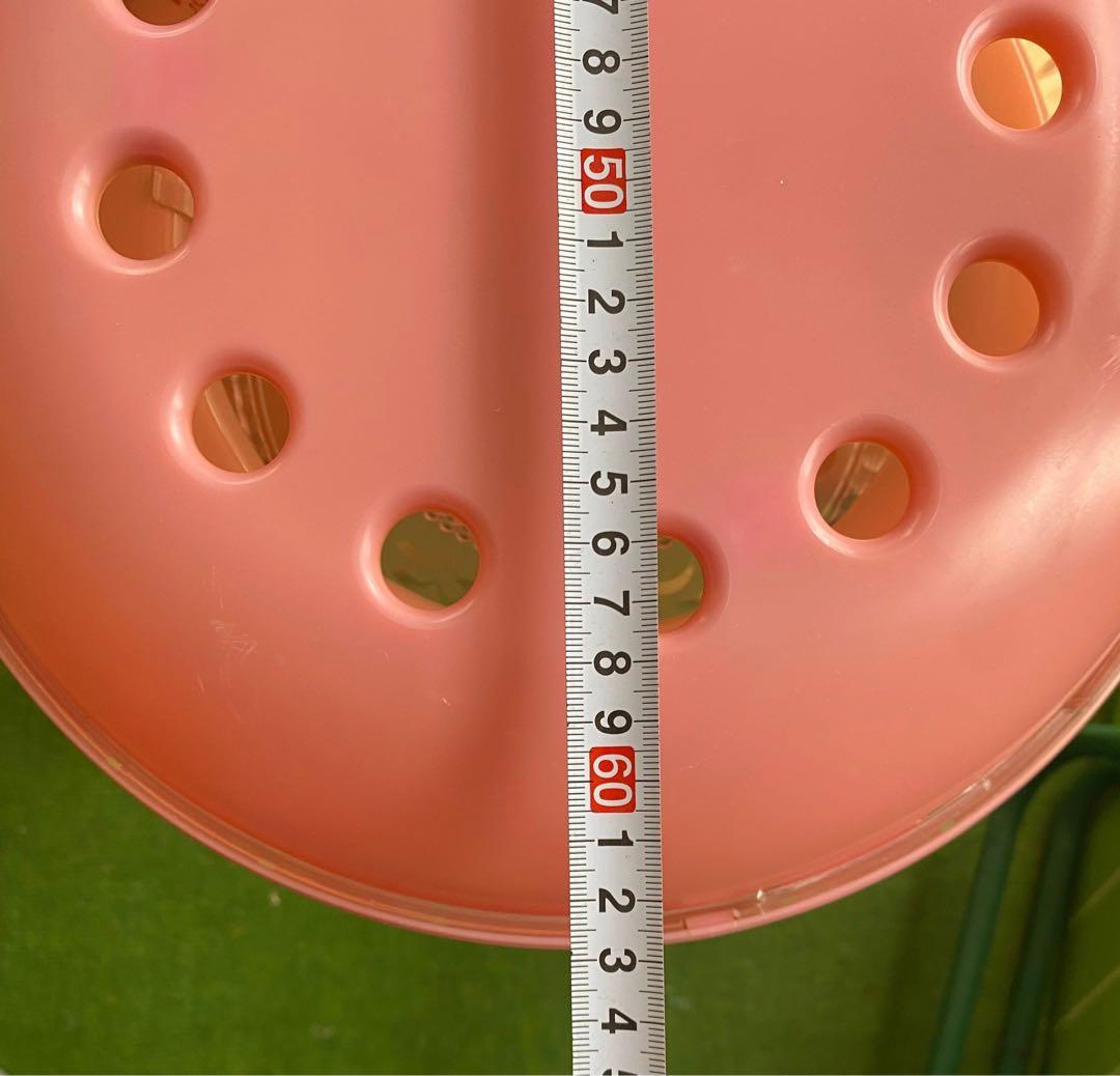 ピンク 3灯 天井照明 昭和レトロ 当時物 レトロポップ インテリア