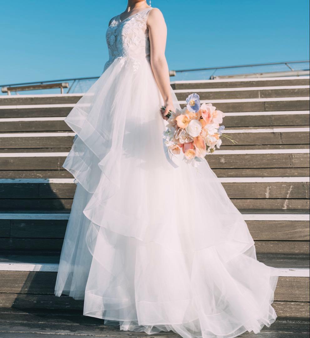 ウェディングドレス（THE URBAN BLANCHE Mサイズ） - メルカリ