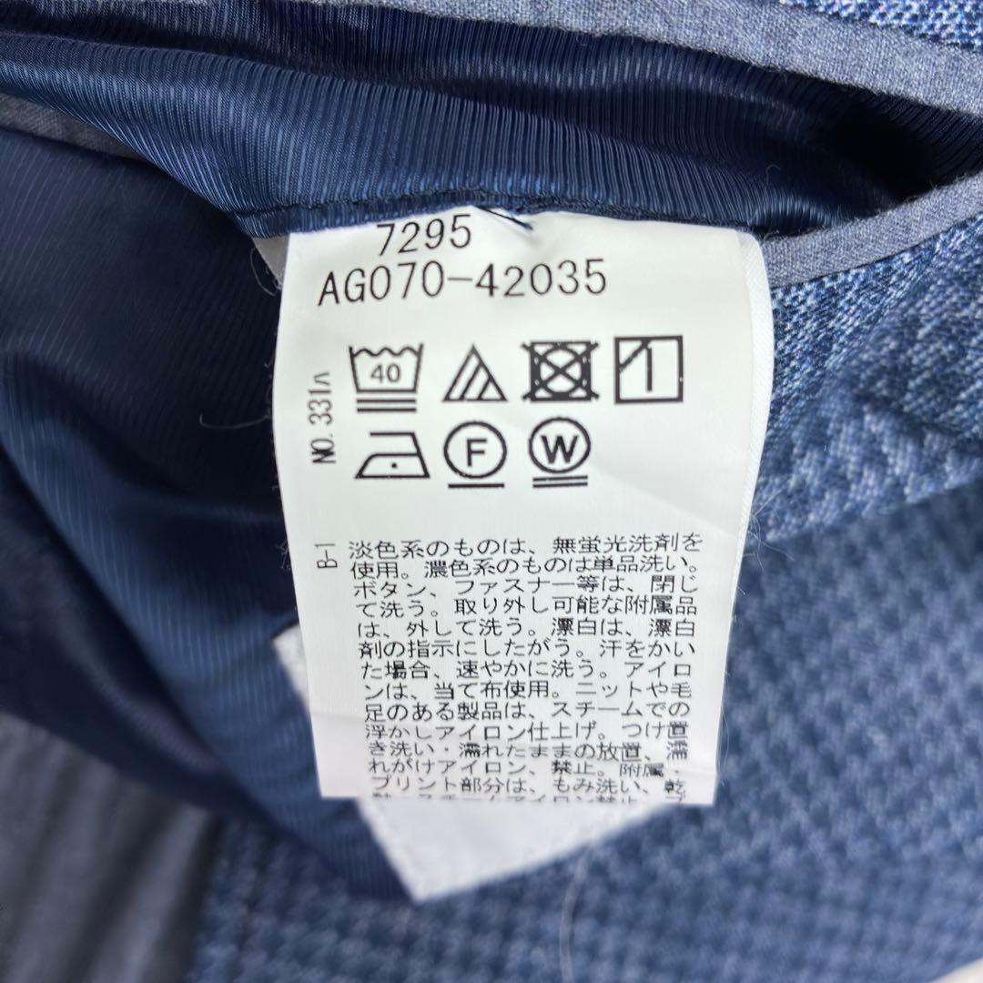 美品 タケオキクチ シティーセッター 千鳥格子 アンコンジャケット XL