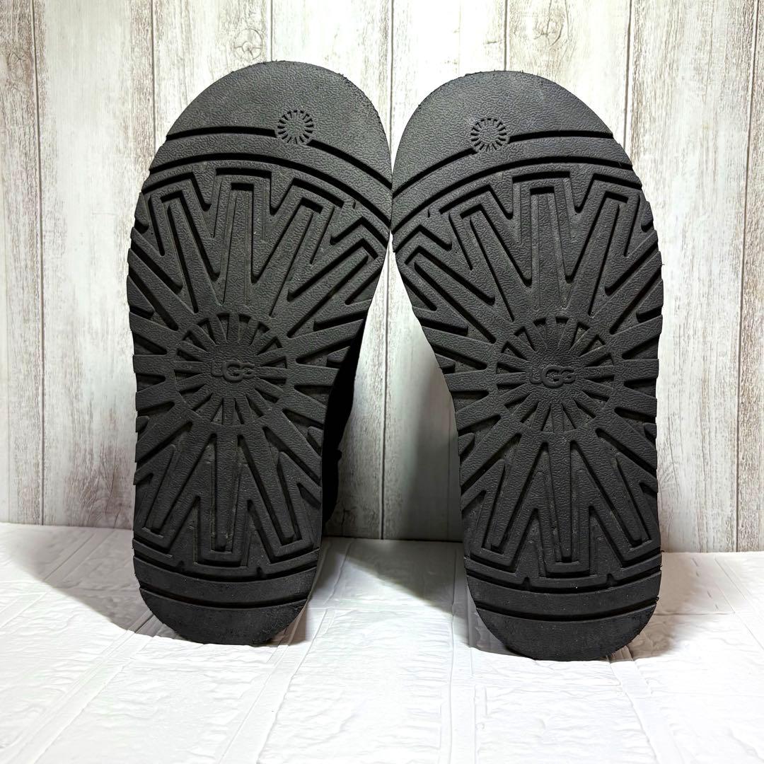 美品】UGG ✿厚底 ミニディッパー プラットフォーム ムートンブーツ 23