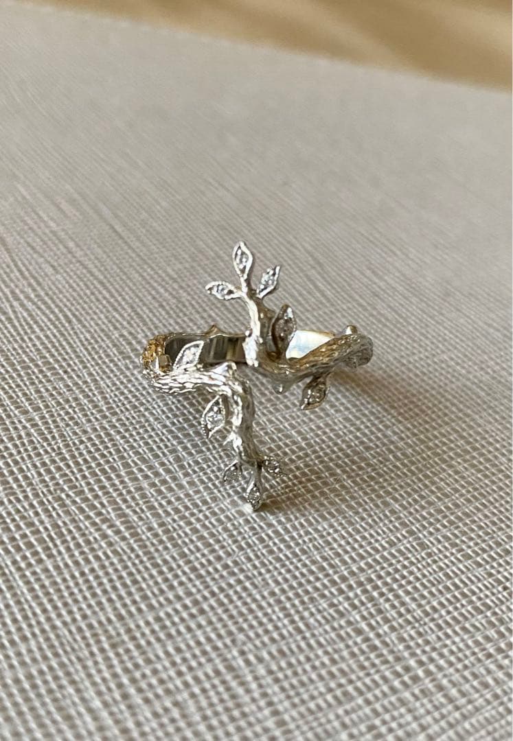 cathy waterman プラチナダイヤリング