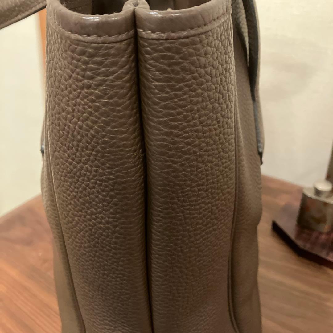 再値下げ☆エルメス こげ茶 ☆ヴィクトリアカバス32 ユニセックス