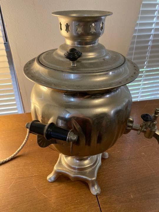 アンティーク サモワール ロシア 電気湯沸かし器 - メルカリ