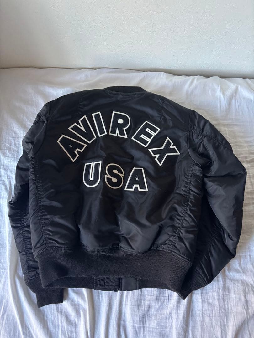 AVIREX MA-1フライトジャケット　コマーシャルロゴ　黒　アビレックス MA-1 COMMERCIAL LOGO | AVIREX（アヴィレックス） ｜【公式】通販mix