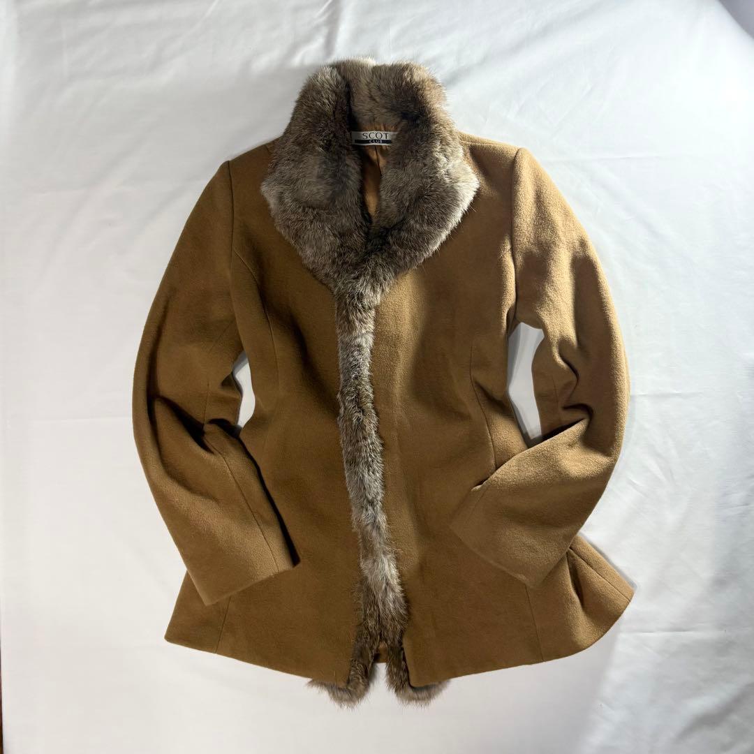 00s archive ラビットファー ショートコート 平成ギャル - メルカリ