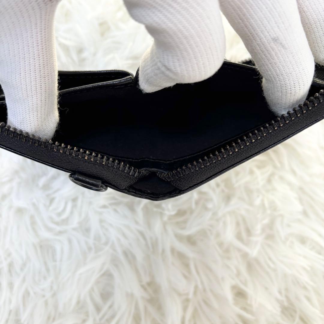 HYSTERIC GLAMOUR 折財布 ラウンドファスナー スタッズ 黒 箱付 - メルカリ