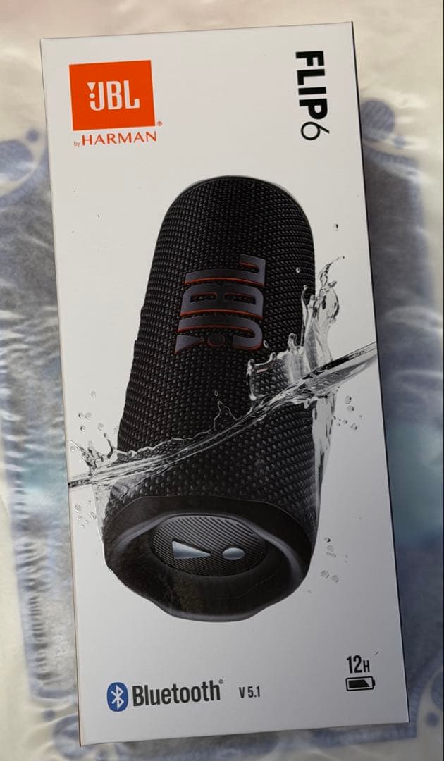 未開封　JBL byHARMAN FLIP 6 ブラック JBL Flip 6 Portable Waterproof Speaker (Black) - Bluetooth, Travel