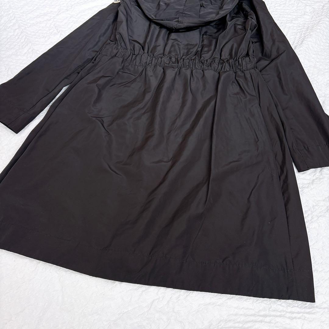 美品✨美ライン モンクレール マラカイト ナイロンロングコート フード