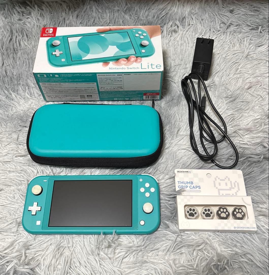 Nintendo Switch Lite ターコイズ本体、他1式セット Nintendo Switch Lite ターコイズ 本体 新品 : 小浜商店 - 通販