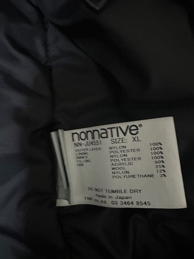 値下げ交渉OK試着のみ fragment×nonnative MA-1 ブルゾン