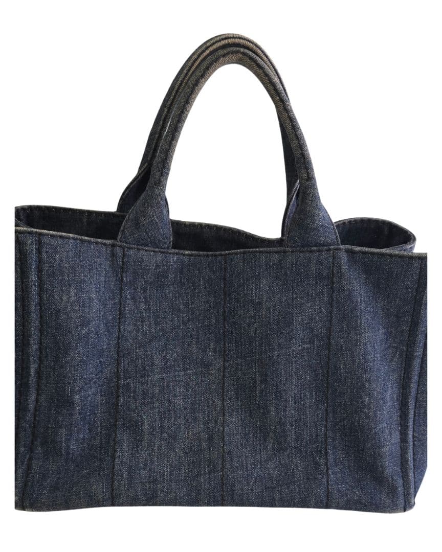 価格交渉可》PRADA カナパ デニム トートバッグ M - メルカリ