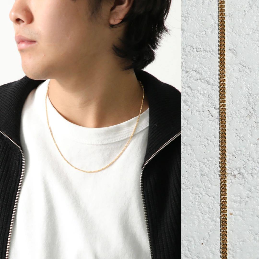 アクセサリー TOMWOOD Curb Chain Slim Gold 20.5inch