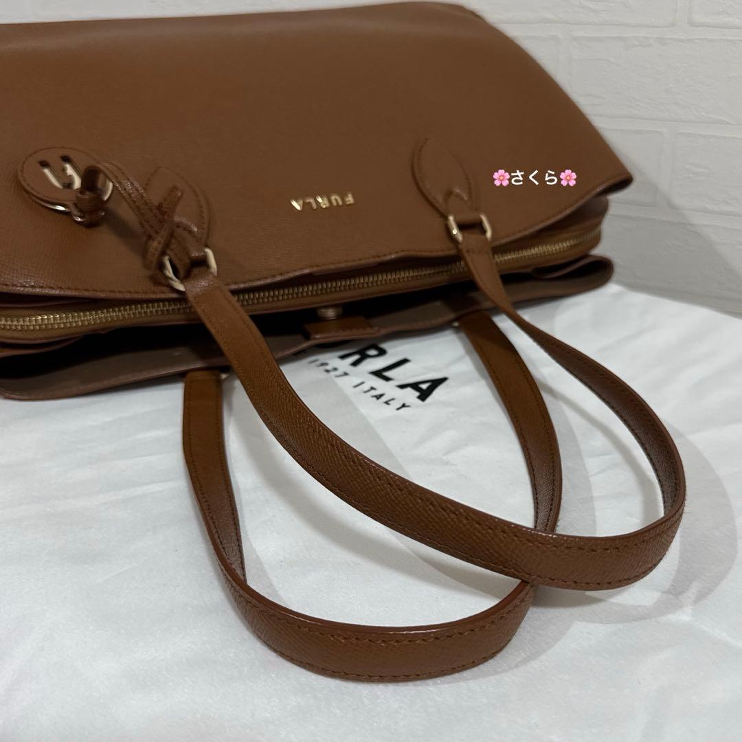 ✨未使用級✨フルラ ミネルヴァ L トートバッグ ビジネスバッグ - メルカリ