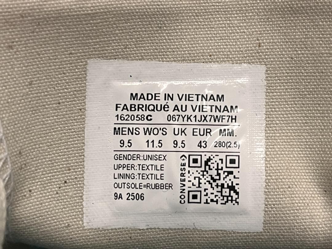 CONVERSE CT70 28.0cm【新品未使用】（ブラック）