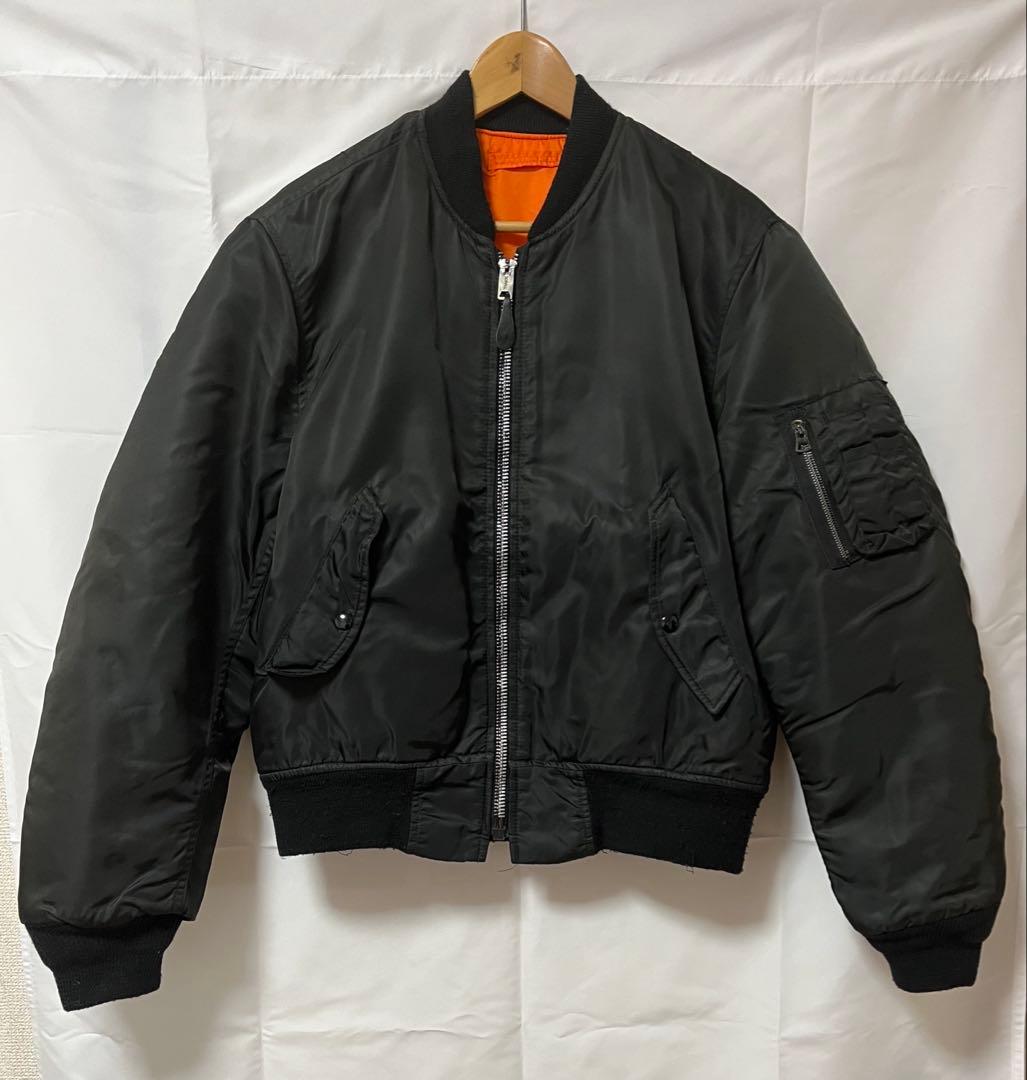 Vintage MA-1 黒 TALON MIL-J-82790J USAF VINTAGE（ヴィンテージ）の「【ヴィンテージ古着】MIL-J-82790J(USAF