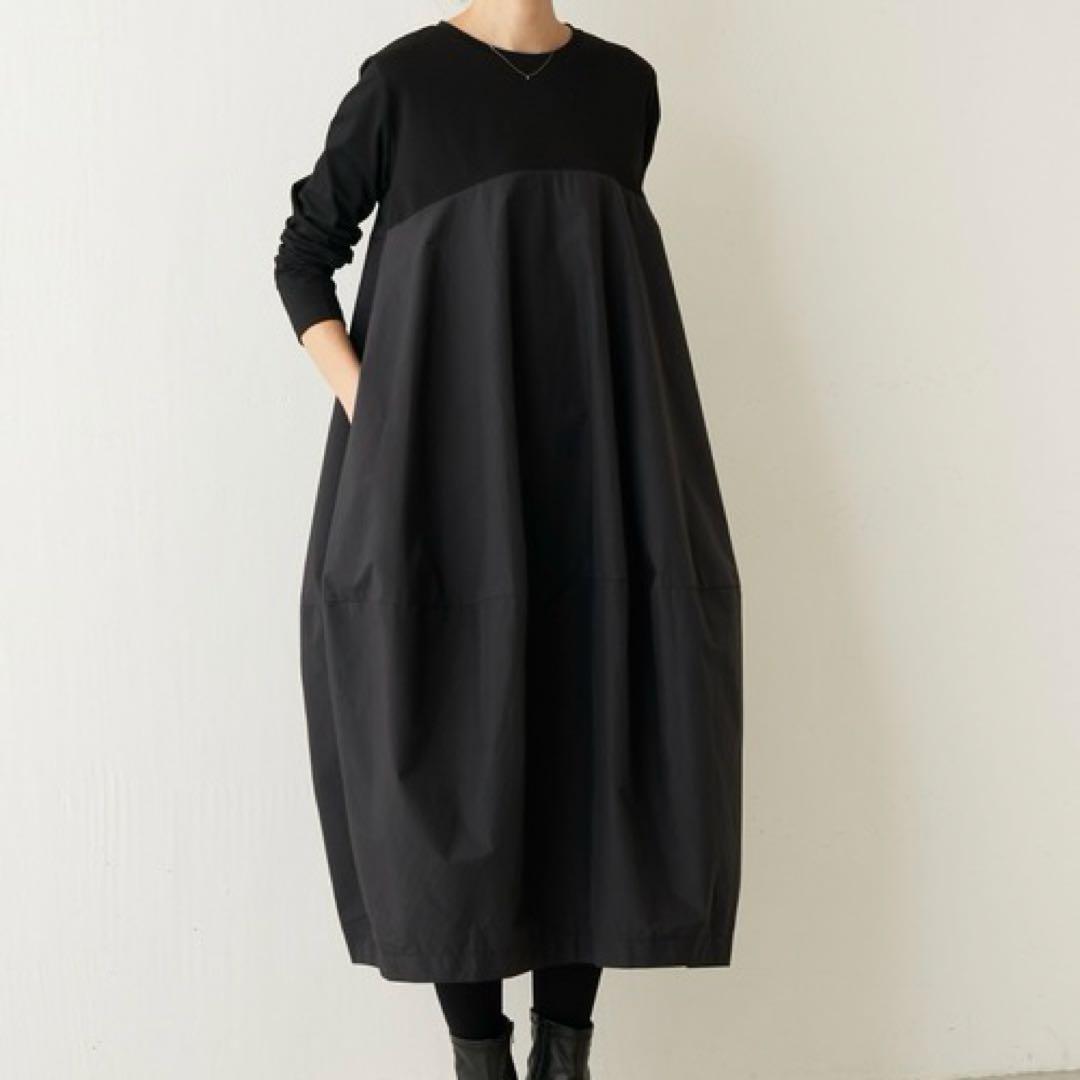 ✨サイズ1✨約2万円　ビアズリー　マルワンピース　ブラック　コクーン　ドッキング LIVETART》コクーンワンピース | BEARDSLEY(ビアズリー)レディース