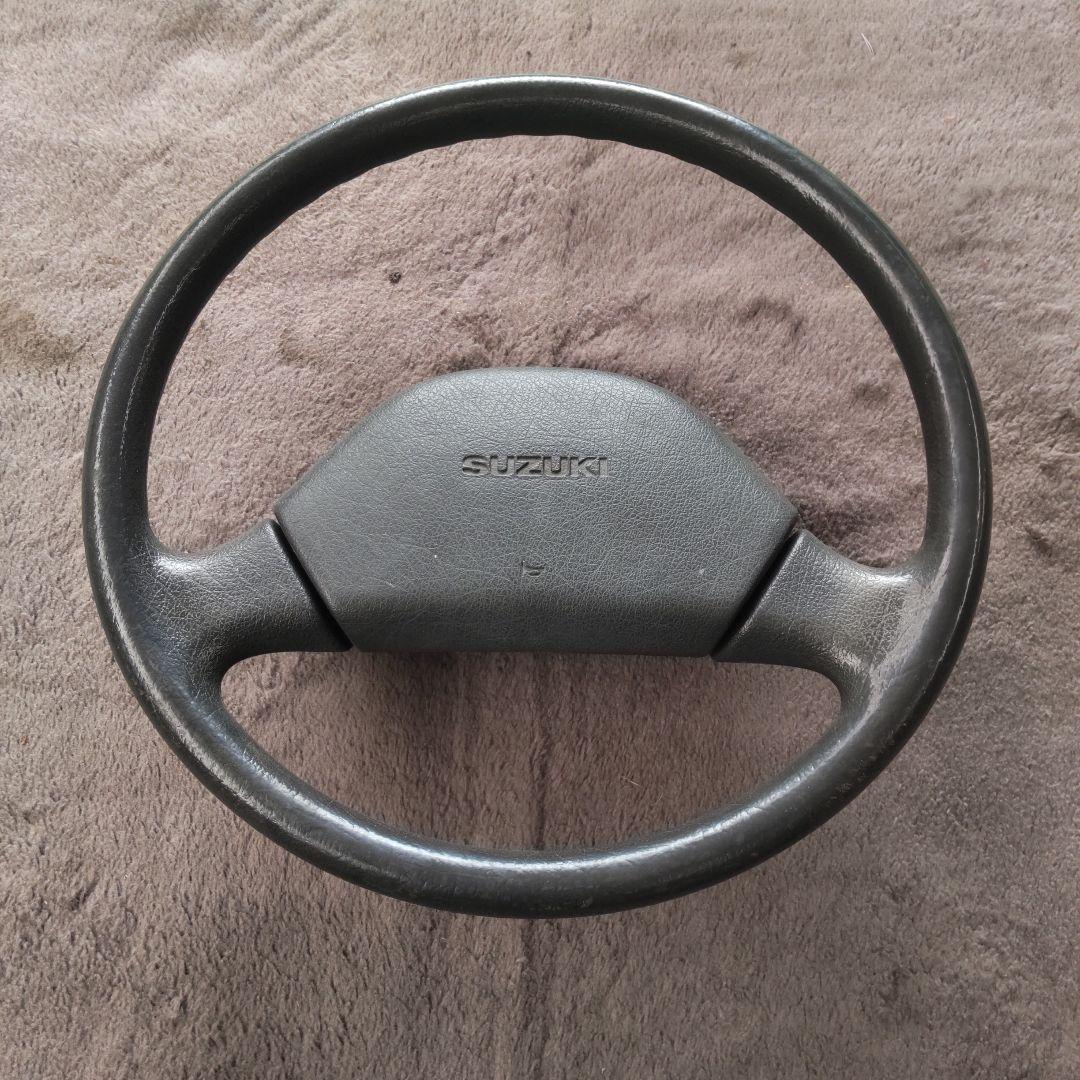 旧車 レア 純正部品 スズキ ジムニー 純正ハンドル - メルカリ