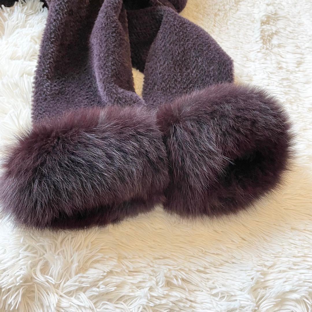 美品✨ベビーラム ウールコート フォックスファー イタリア製生地 日本