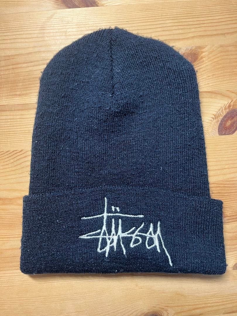 old stussy ビーニー 90s 80s ロングビーニー 菅田将暉 - メルカリ