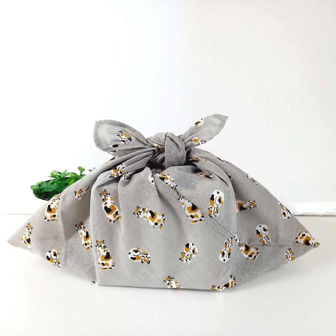 あずま袋◇手拭い◇エコバック◇コンビニバック◇ハンドメイド【ねこ柄