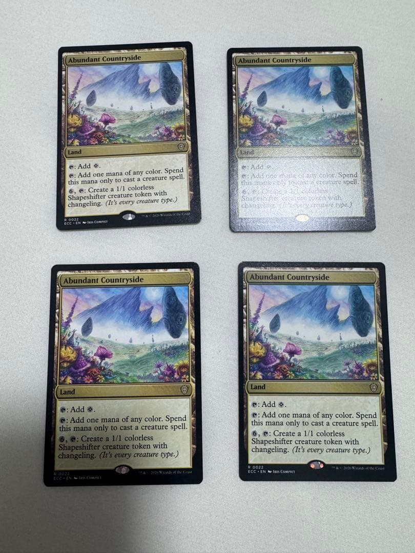 【値下げ】豊かな在郷　英語　4枚セット 豊かな在郷/Abundant Countryside《英語》【ECC】