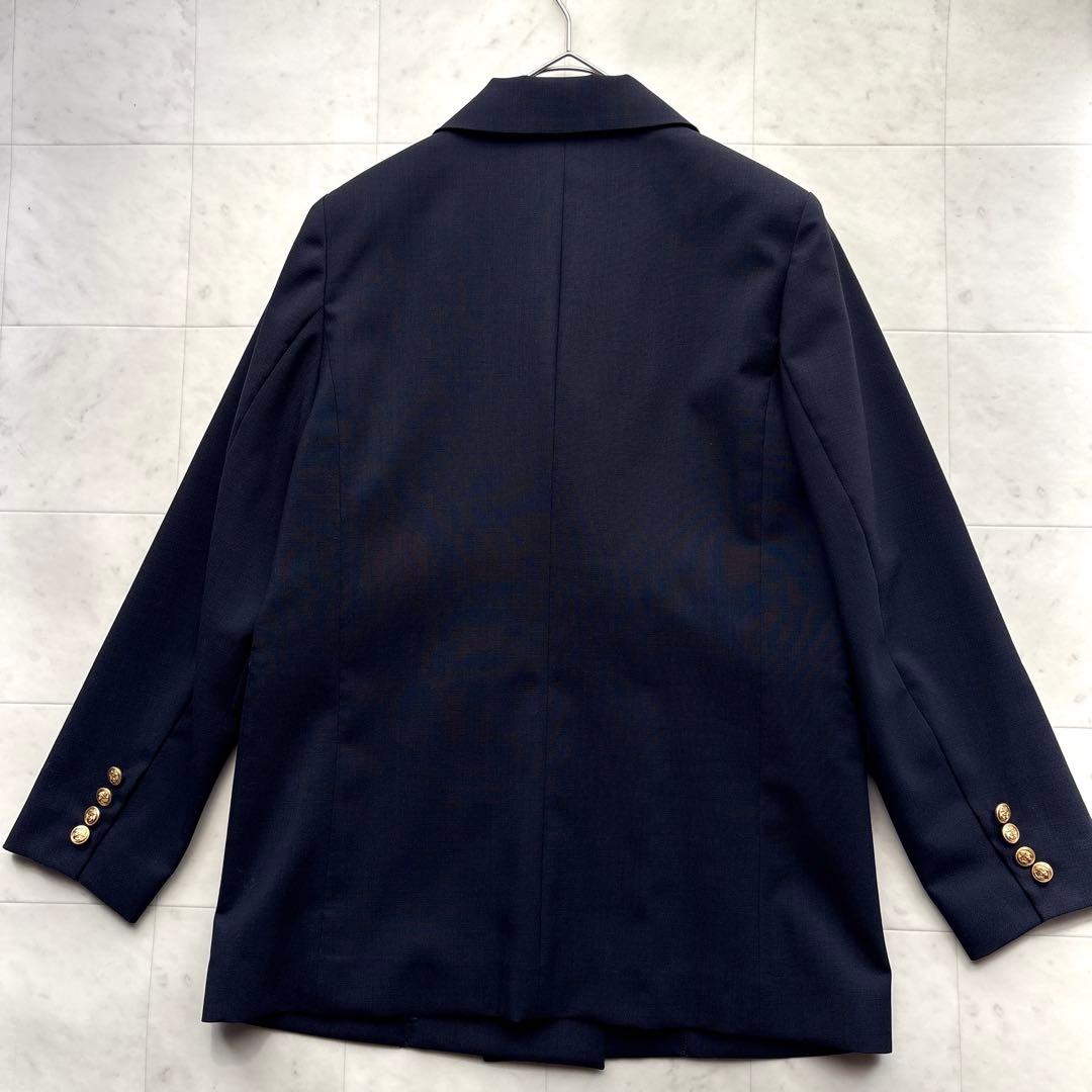 トゥモローランド 未使用品 金ボタン 紺ブレザー ネイビー 9号 ダブル