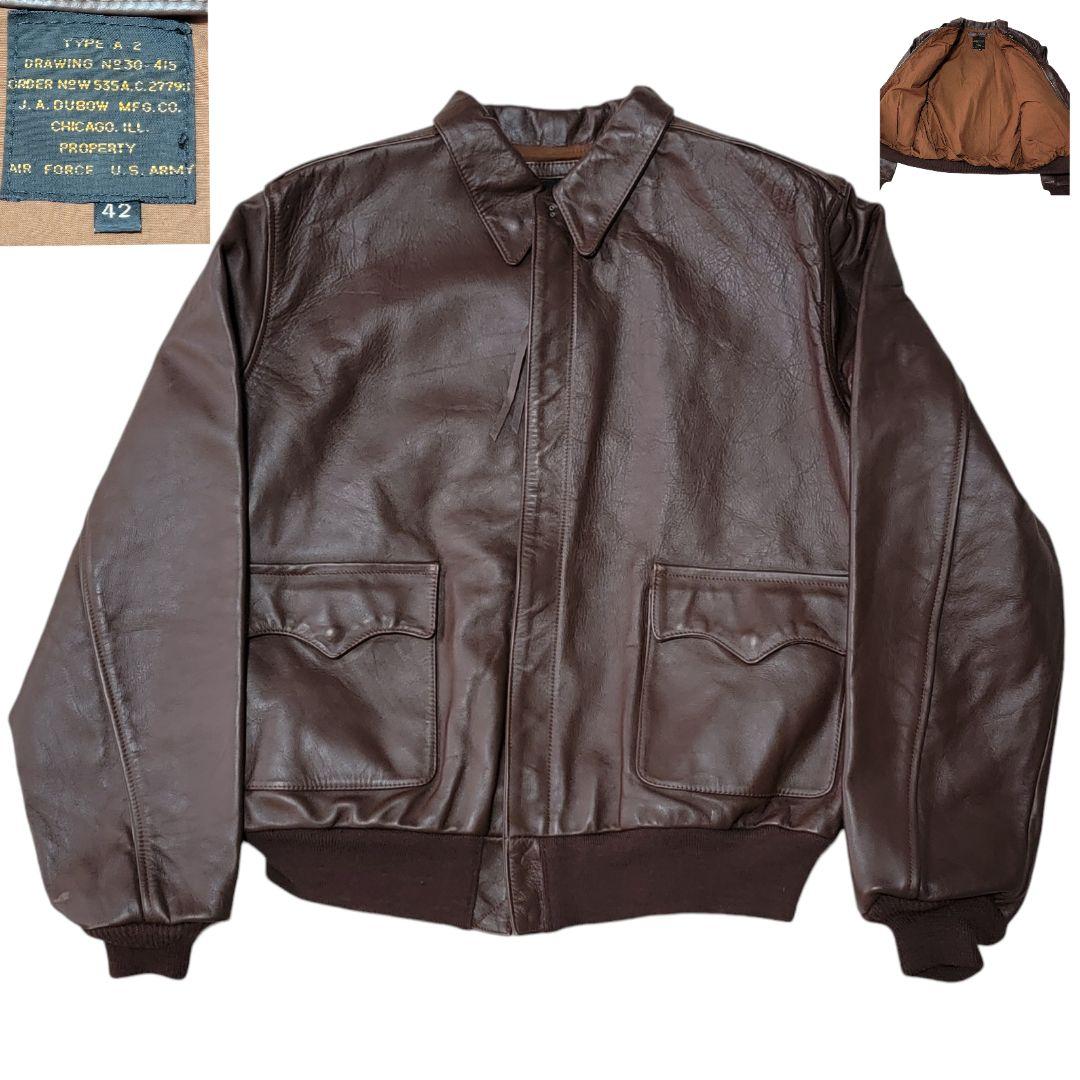 ほぼ未使用】ロストワールド A2 フライトジャケット J.A.DUBOW社