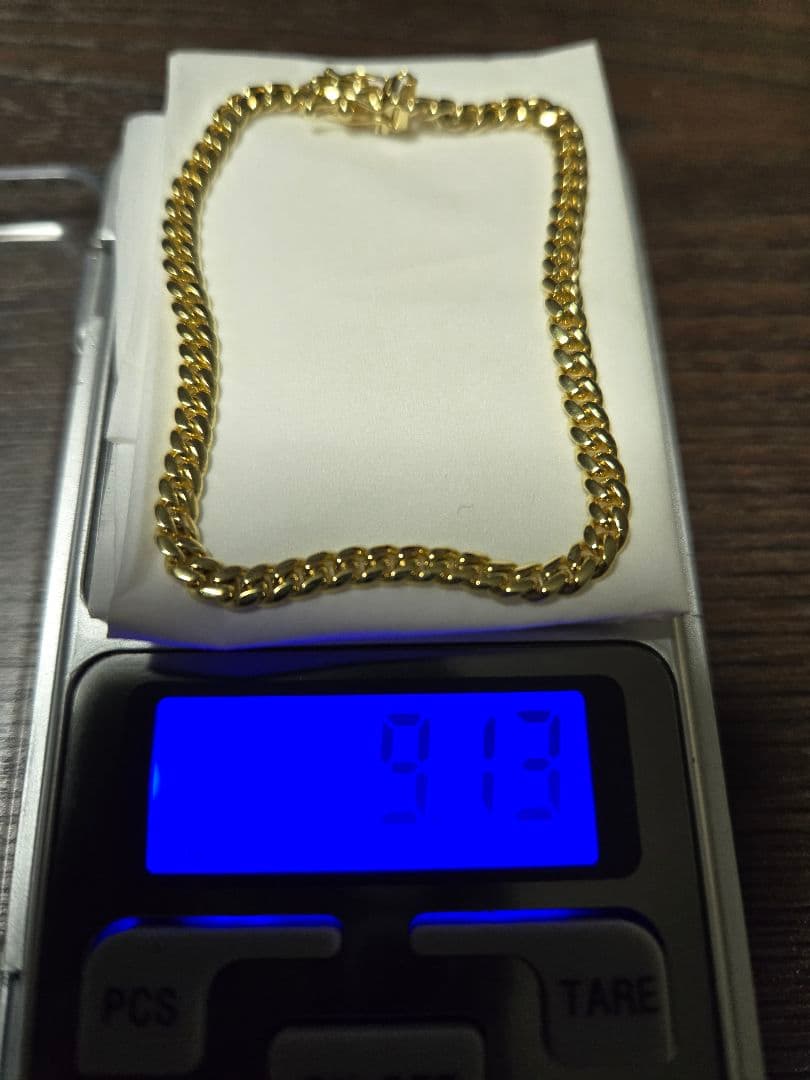 金高騰最終 AVALANCHE 10K マイアミブレスレット 4mm 9.13g