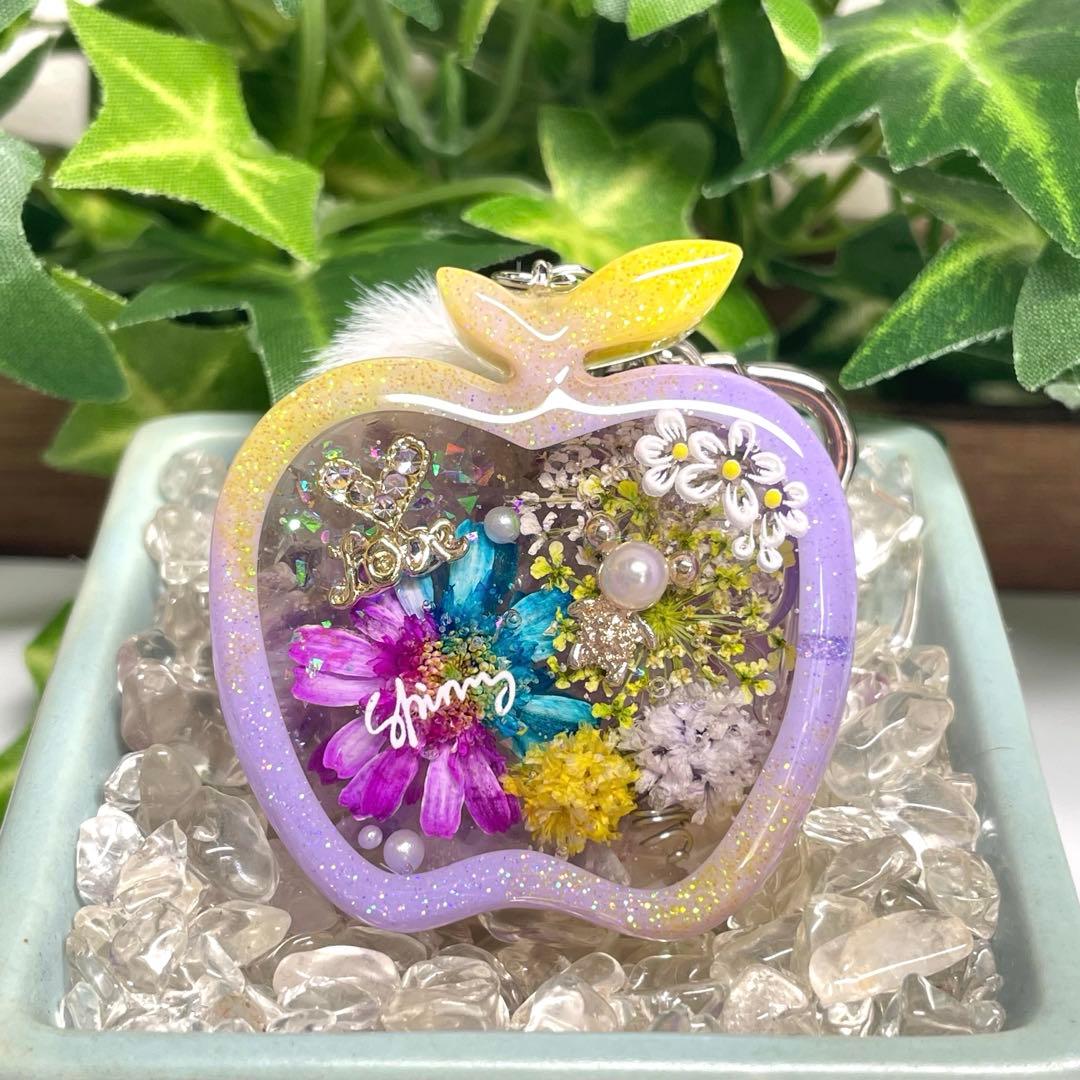 Mー553 オルゴナイト ❣️ りんごちゃん ❣️ チャーム - メルカリ