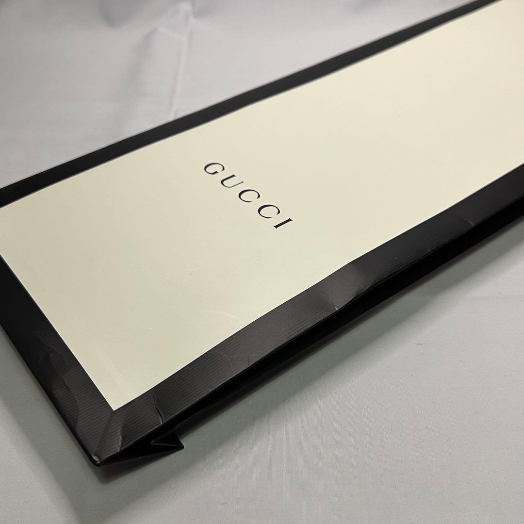 新品タグ付☆箱付☆グッチ☆ネクタイ☆ブルー☆ネイビー☆GG柄