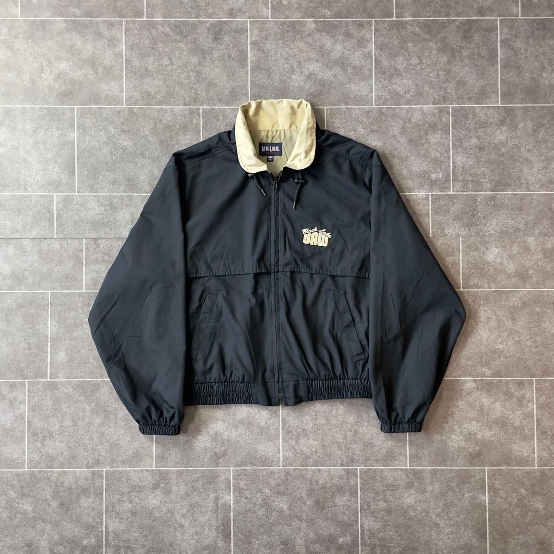 USA製 king louie スタンドカラー ワークジャケット ブラック XL