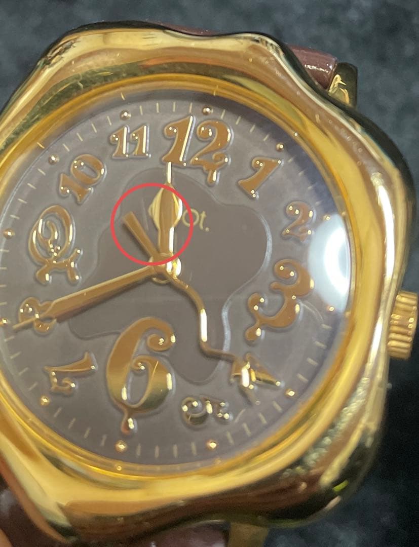 10月下旬 電池・パッキン交換済み】 Q-pot トケトケイ ビター 腕時計