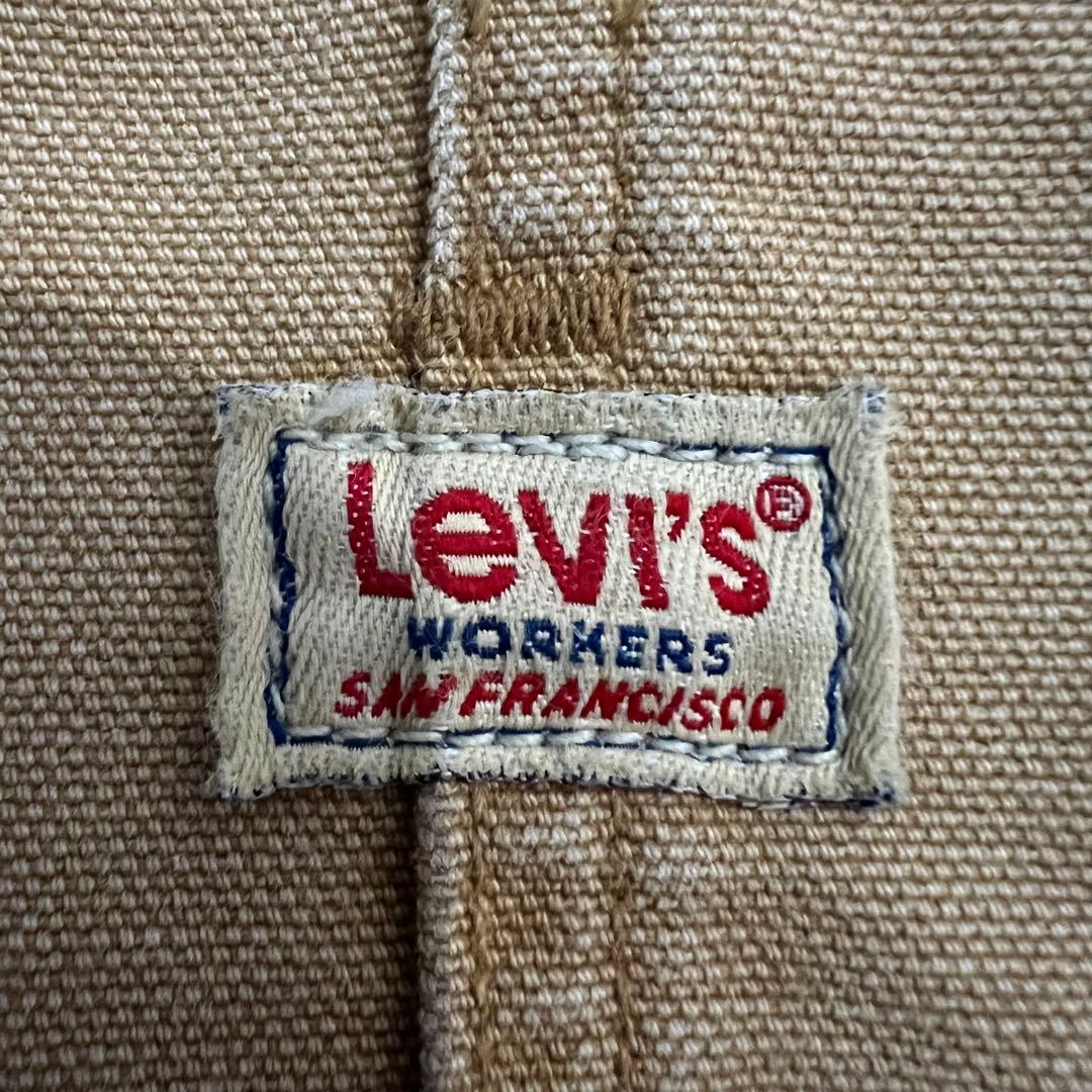 USA製 リーバイス ワークジャケットM相当38 ベージュ 90s 70742 - メルカリ