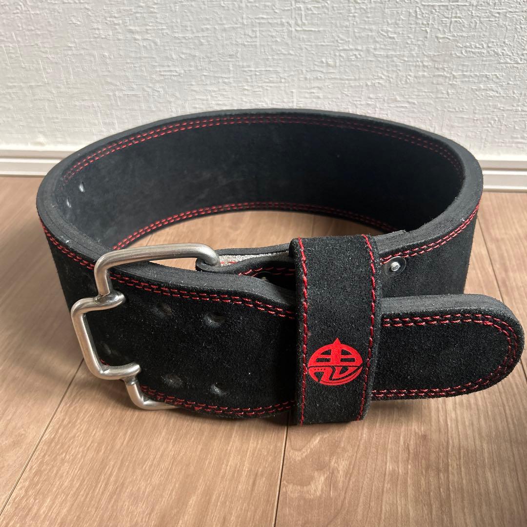 鬼 フックバックルベルト 筋トレ パワーベルト トレーニングベルト Mサイズ