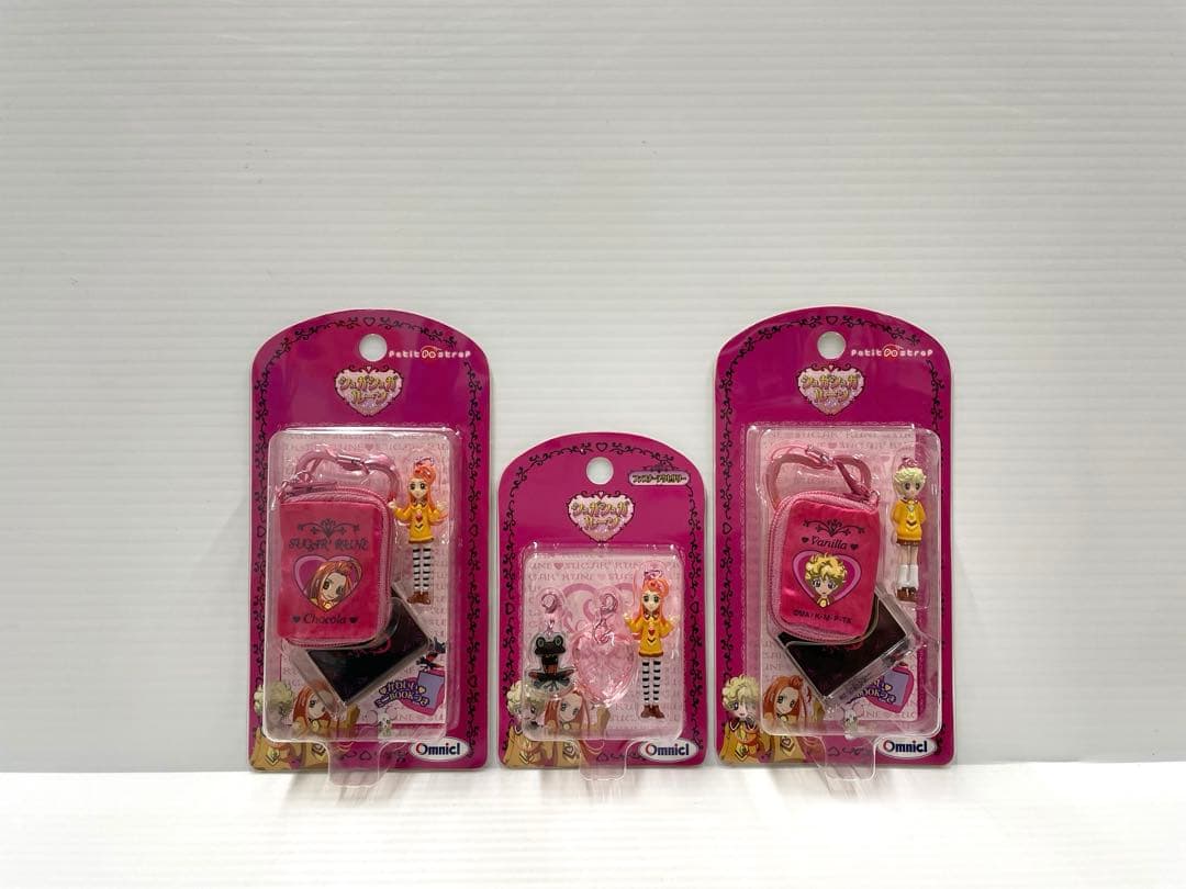 レア】シュガシュガルーン ストラップ ファスナーアクセサリー 3種類