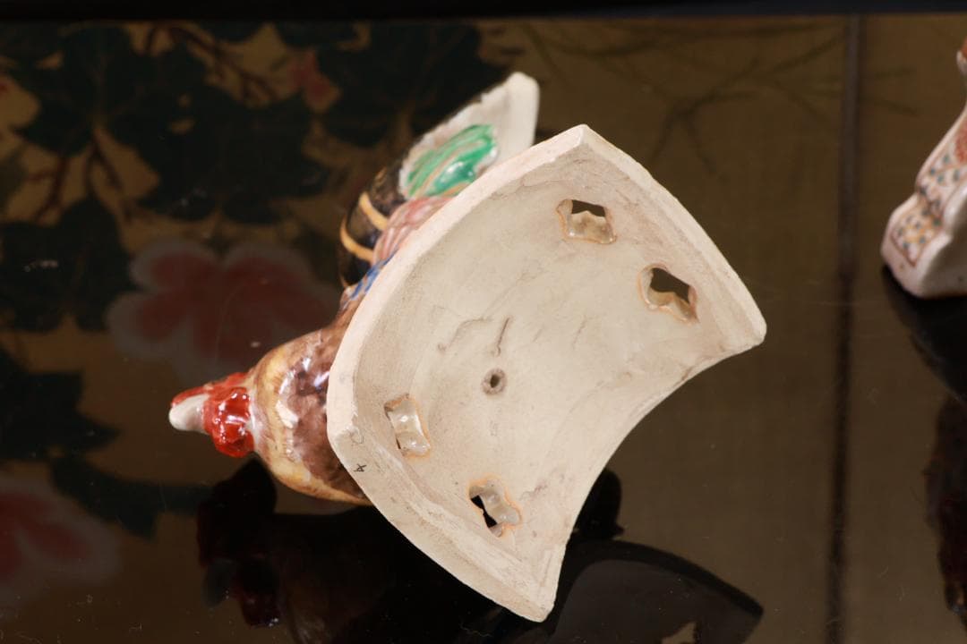 たかリン様専用、仁清銘 京焼染錦 太鼓型 香炉 床飾 置物 野々村仁清